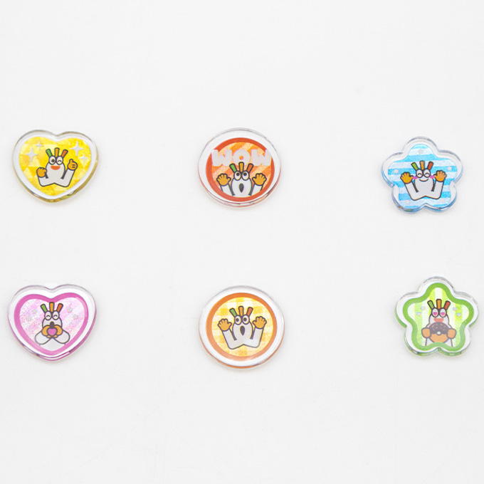 【在庫限り】PB.ワッツくん おはじきクリアシール6P 077387