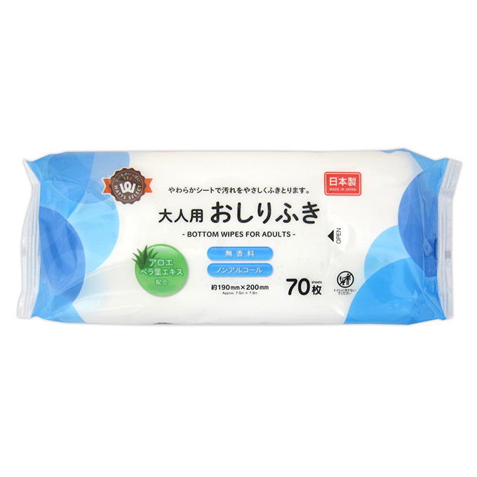PB.大人用おしりふき 70枚 078096