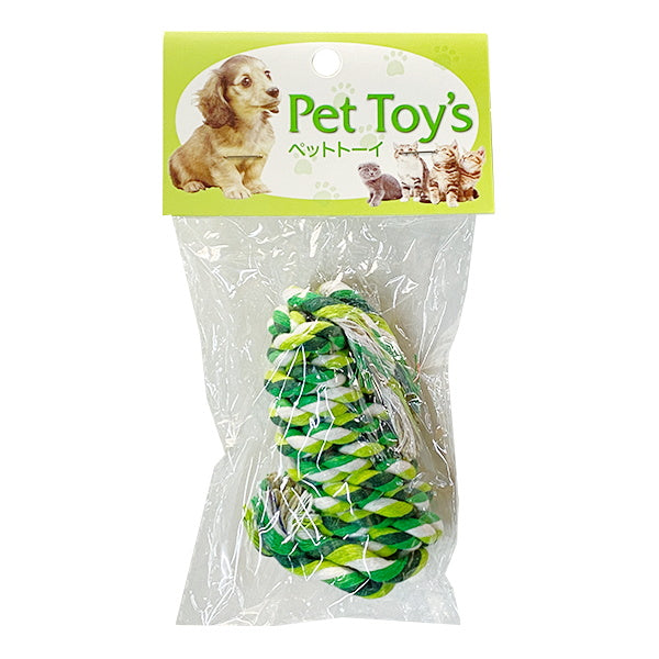 犬猫用おもちゃ ペット用コットンロープ　086730