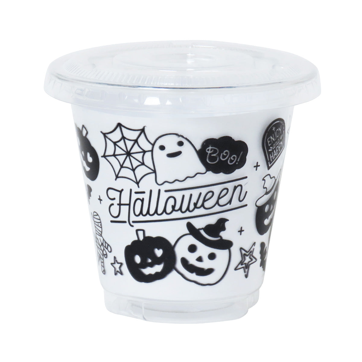 【OUTLET】フードパック 丸型 150ml 4P ネオンハロウィン 301367