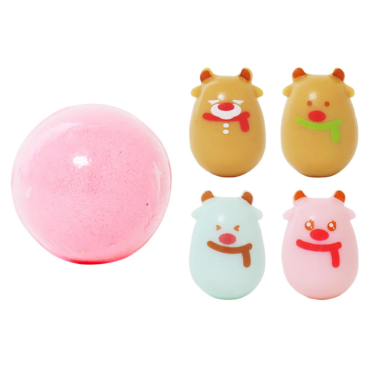 マスコット入り入浴料クリスマストナカイ 301963