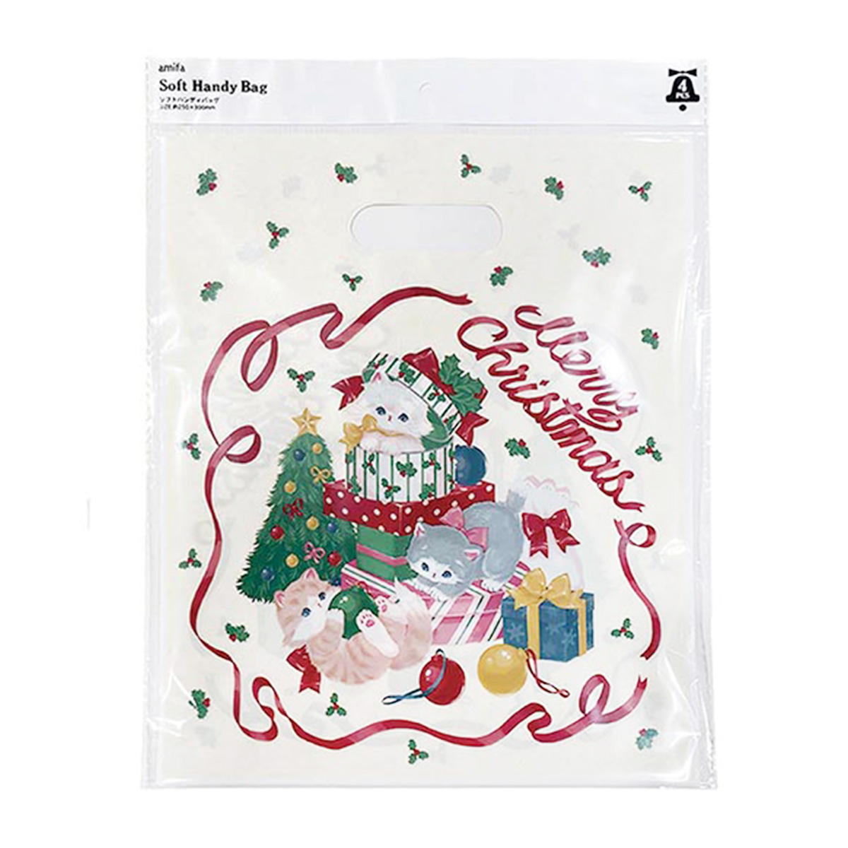 ソフトハンディバッグ M 4P ヴィンテージキャット 302355