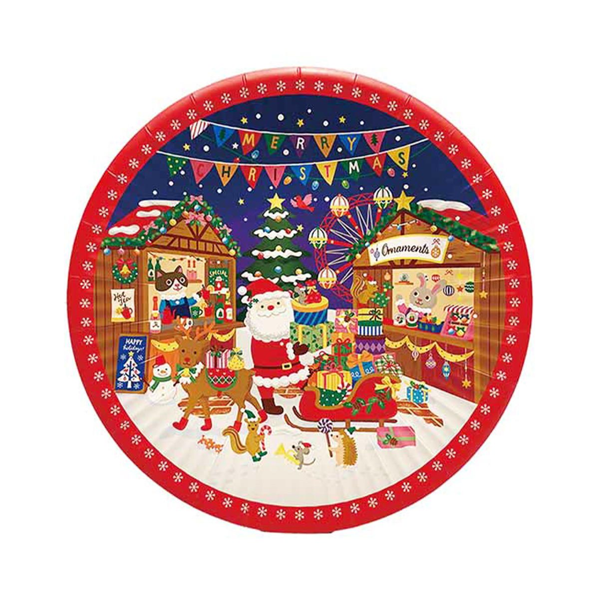 ペーパープレート 8P キッズ 302357