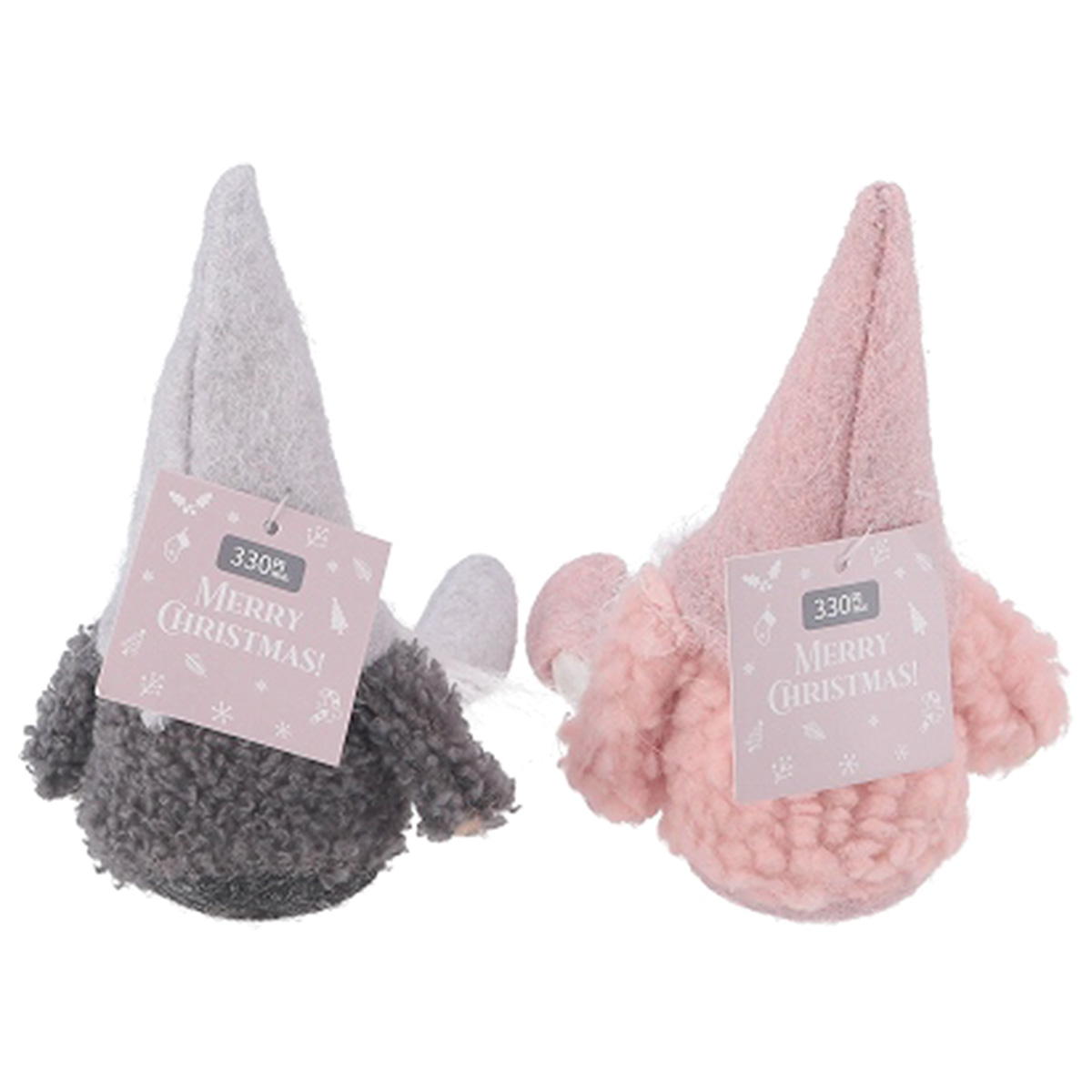 足長トムテ 2色アソート （ピンク・グレー） 305116