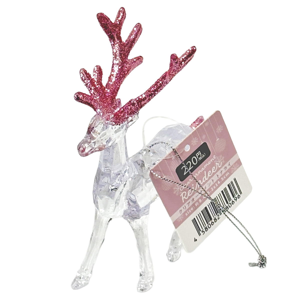クリアオーナメントトナカイ 305119