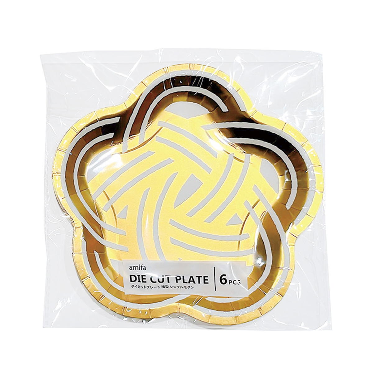 ダイカットプレート 6P 梅型 シンプルモダン 305138