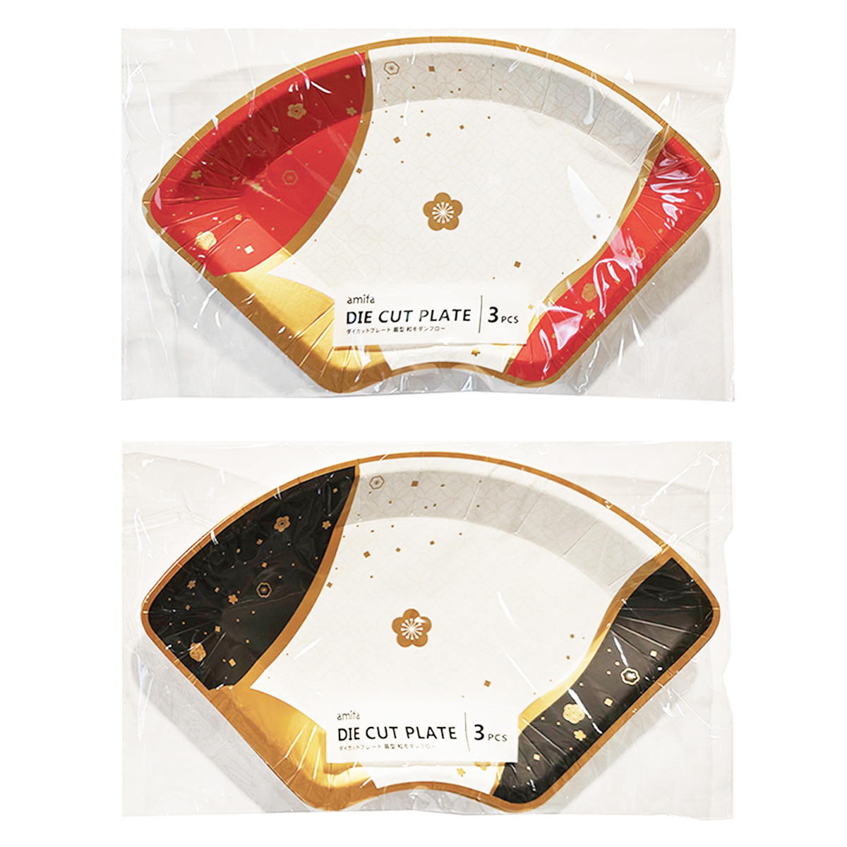 ダイカットプレート 3P 扇型 和モダンフロー 305141