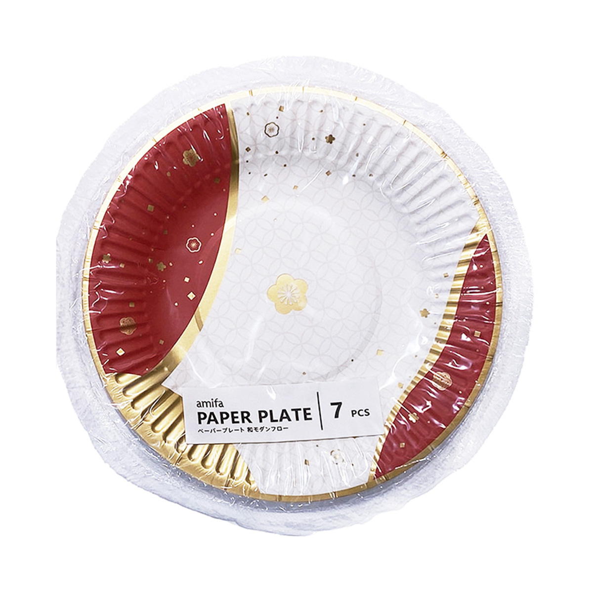 ペーパープレート 7P 和モダンフロー 305142