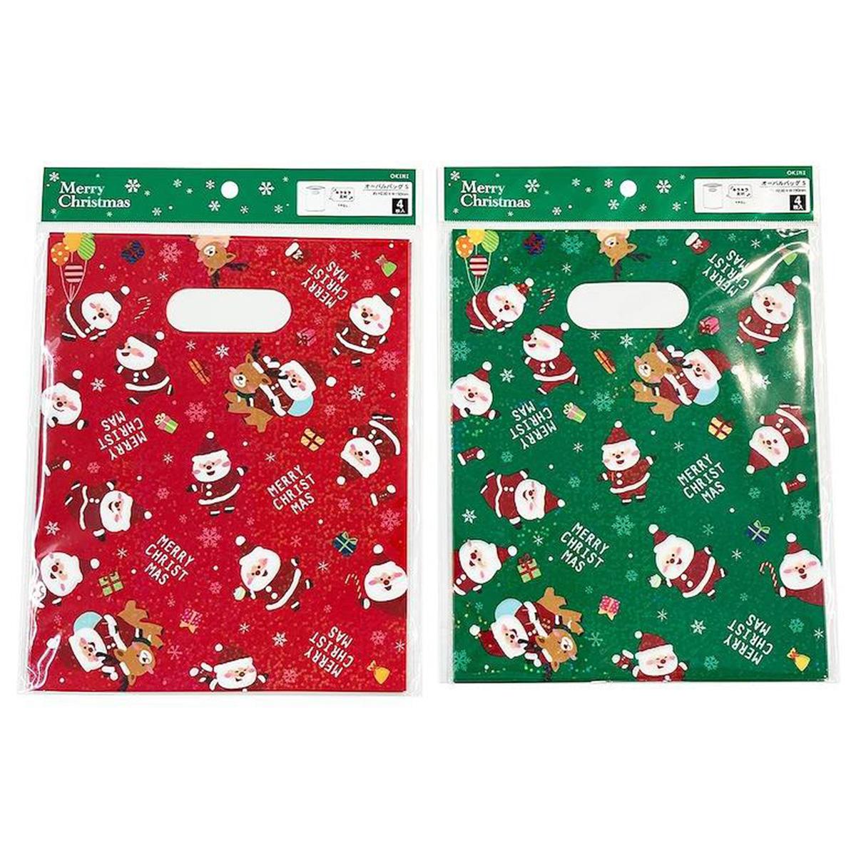 オーバルバッグ S ホログラム サンタ 305338