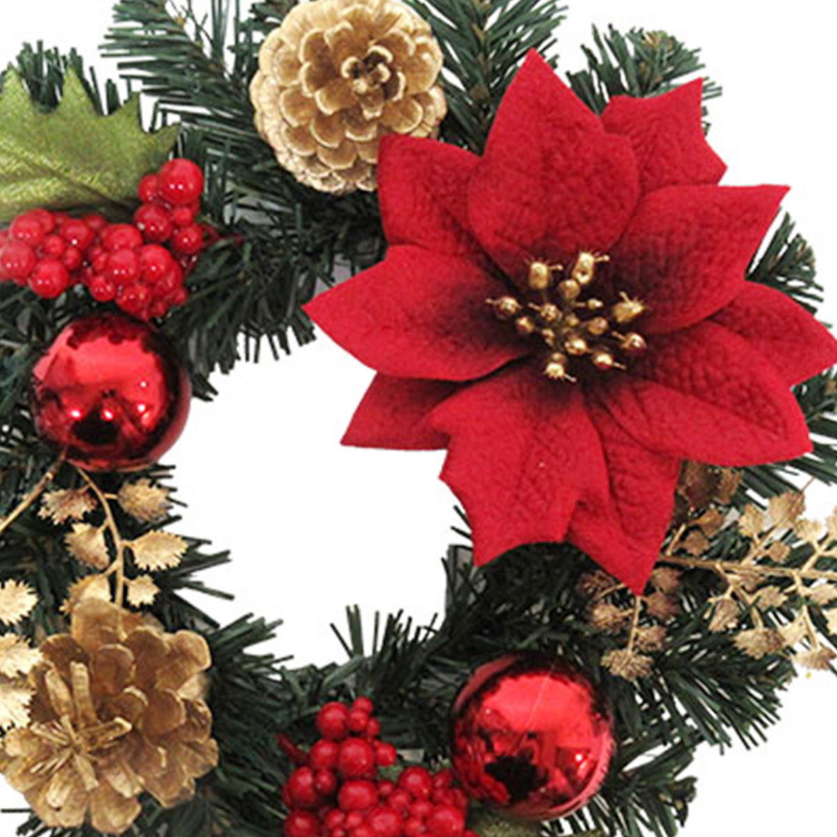 ポインセチア＆ボールリース 305391