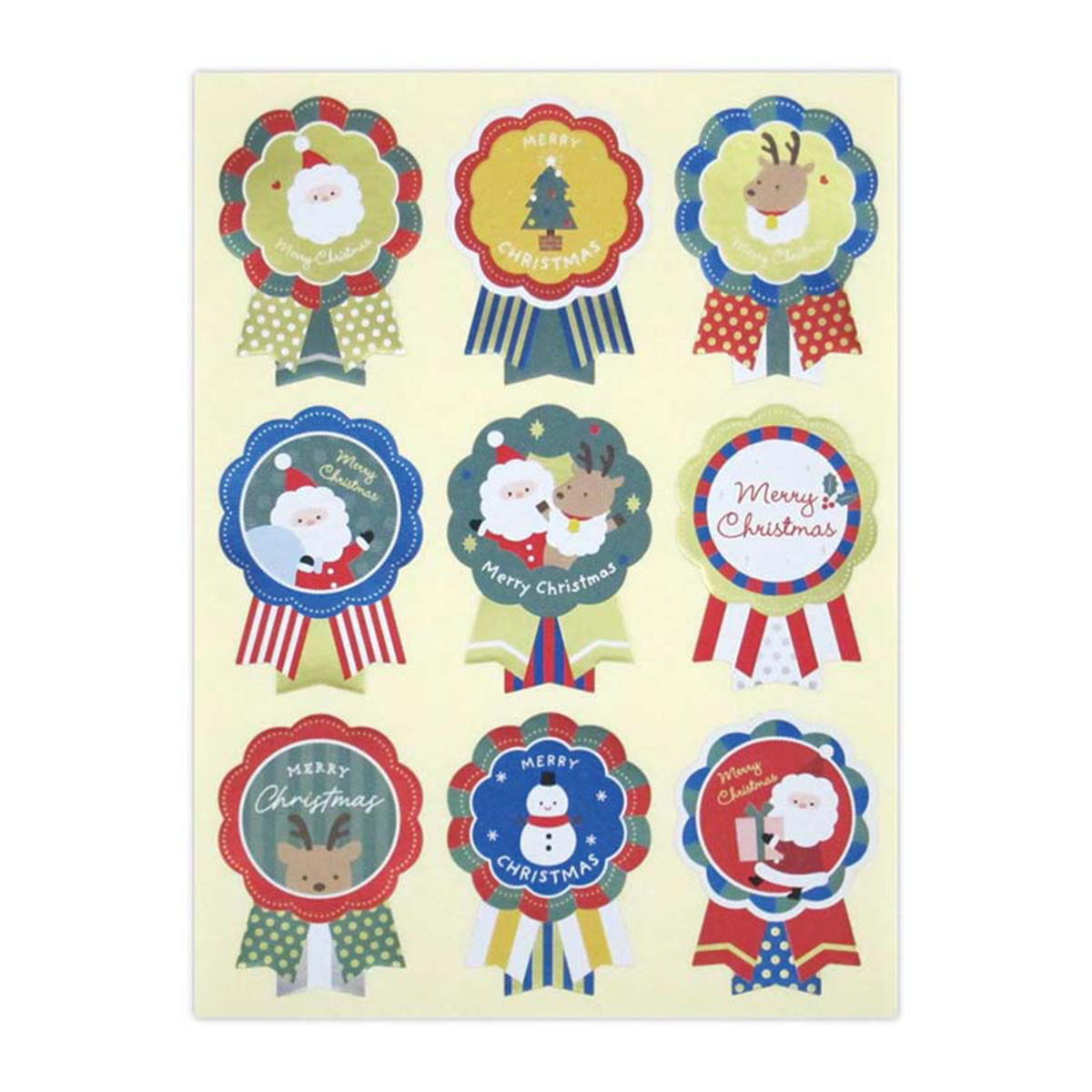 ホイルリボンシール クリスマスタイム CB 36片 305494