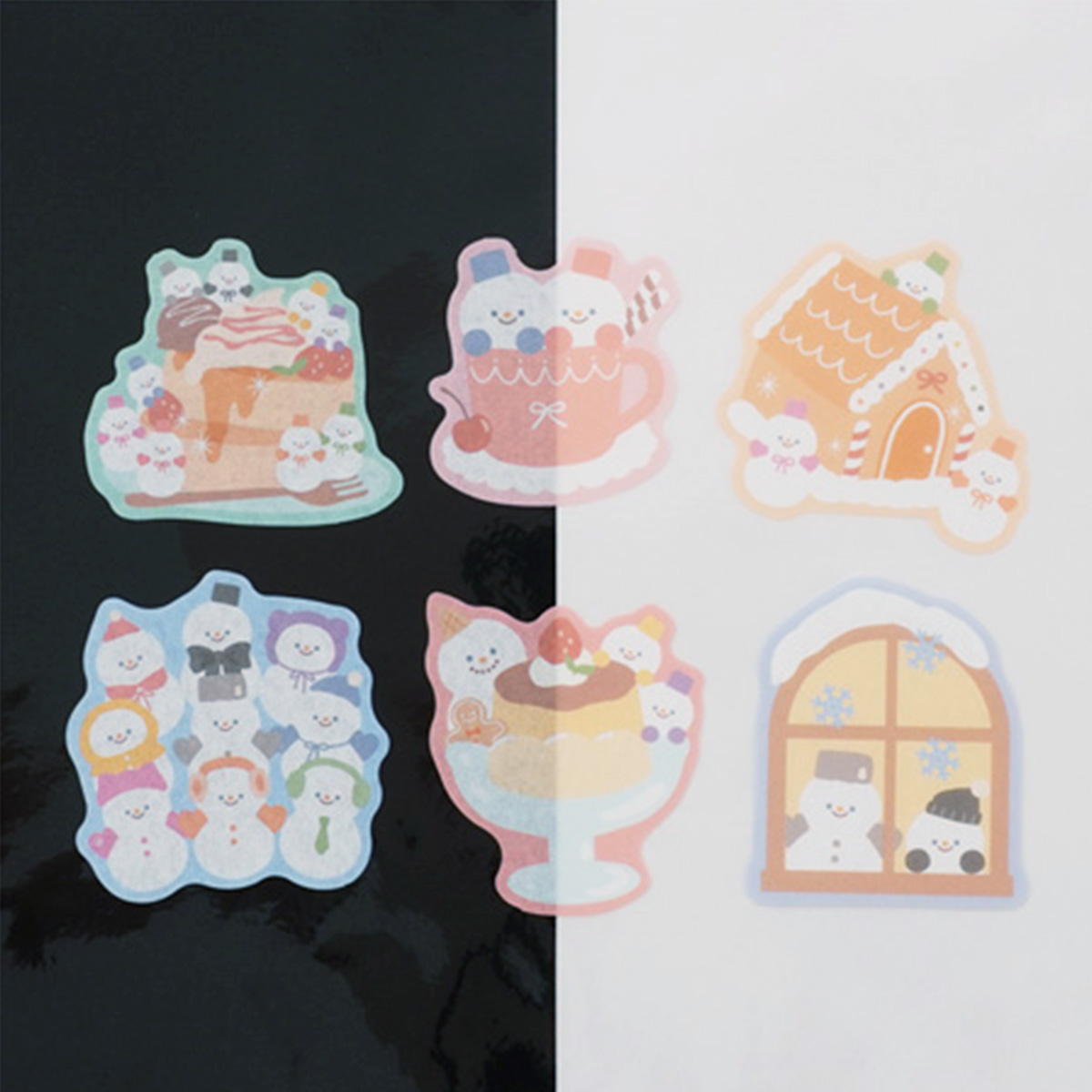 フレークシール スノーフレンズ柄 305592