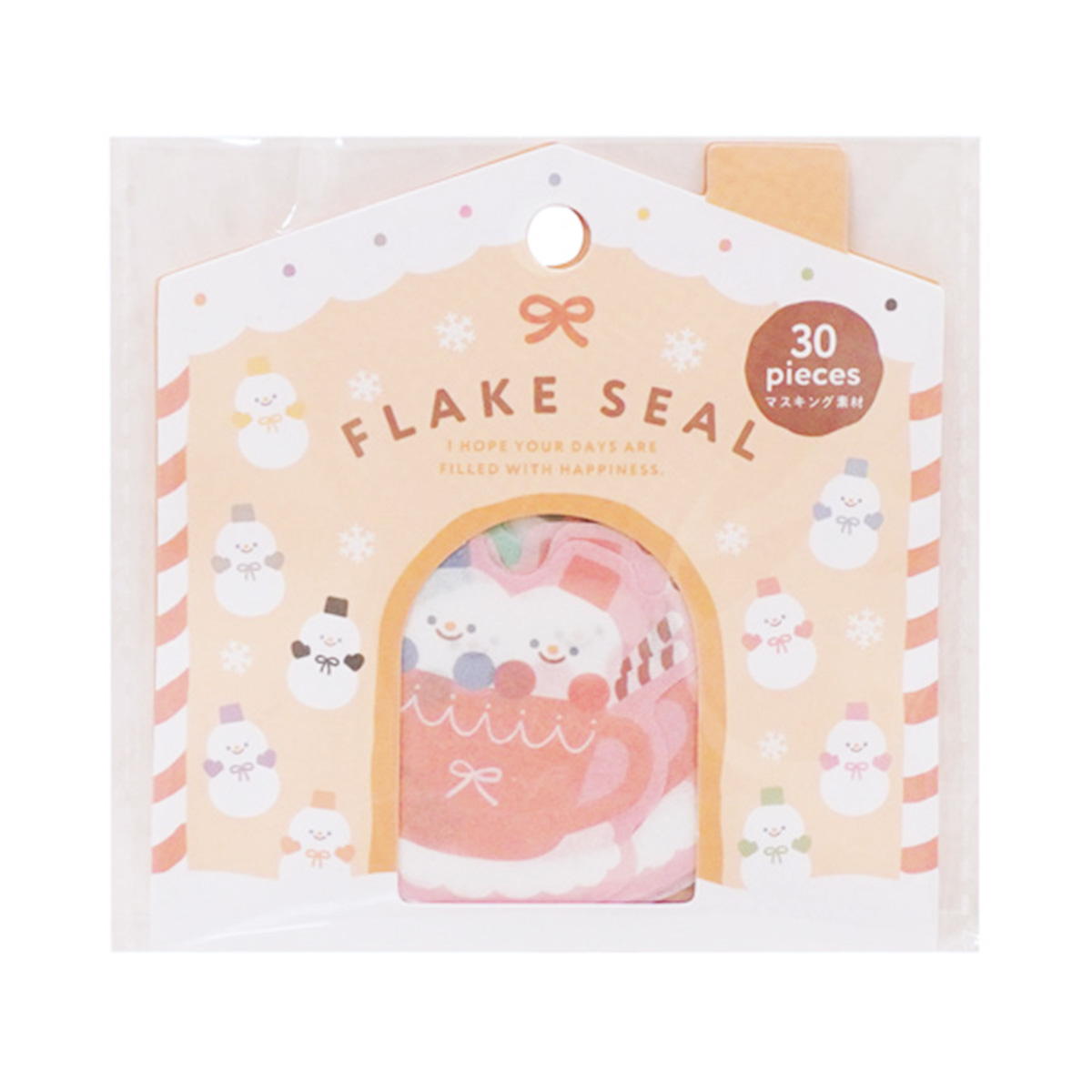 フレークシール スノーフレンズ柄 305592