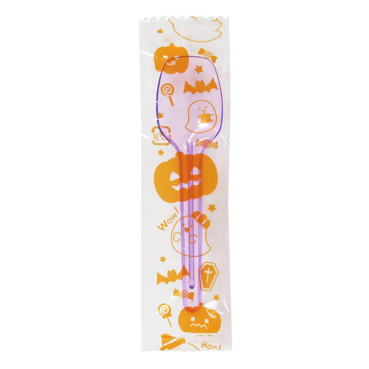 個包装ミニスプーンゆるかわハロウィン柄8cm10本 306247
