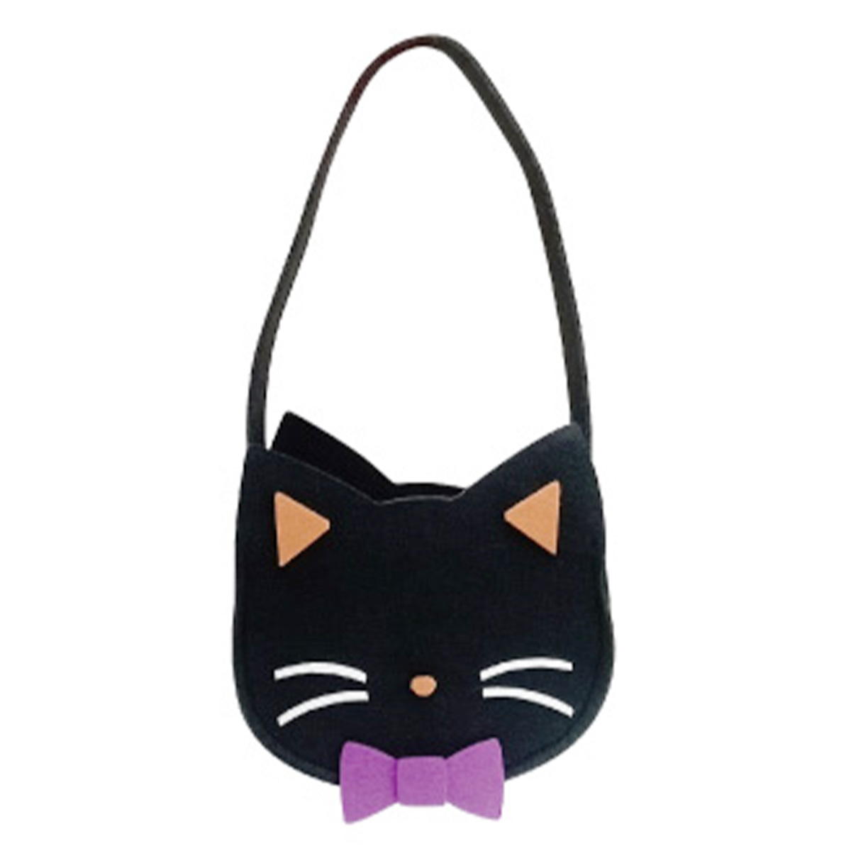 フェルトバッグ　黒猫 307776