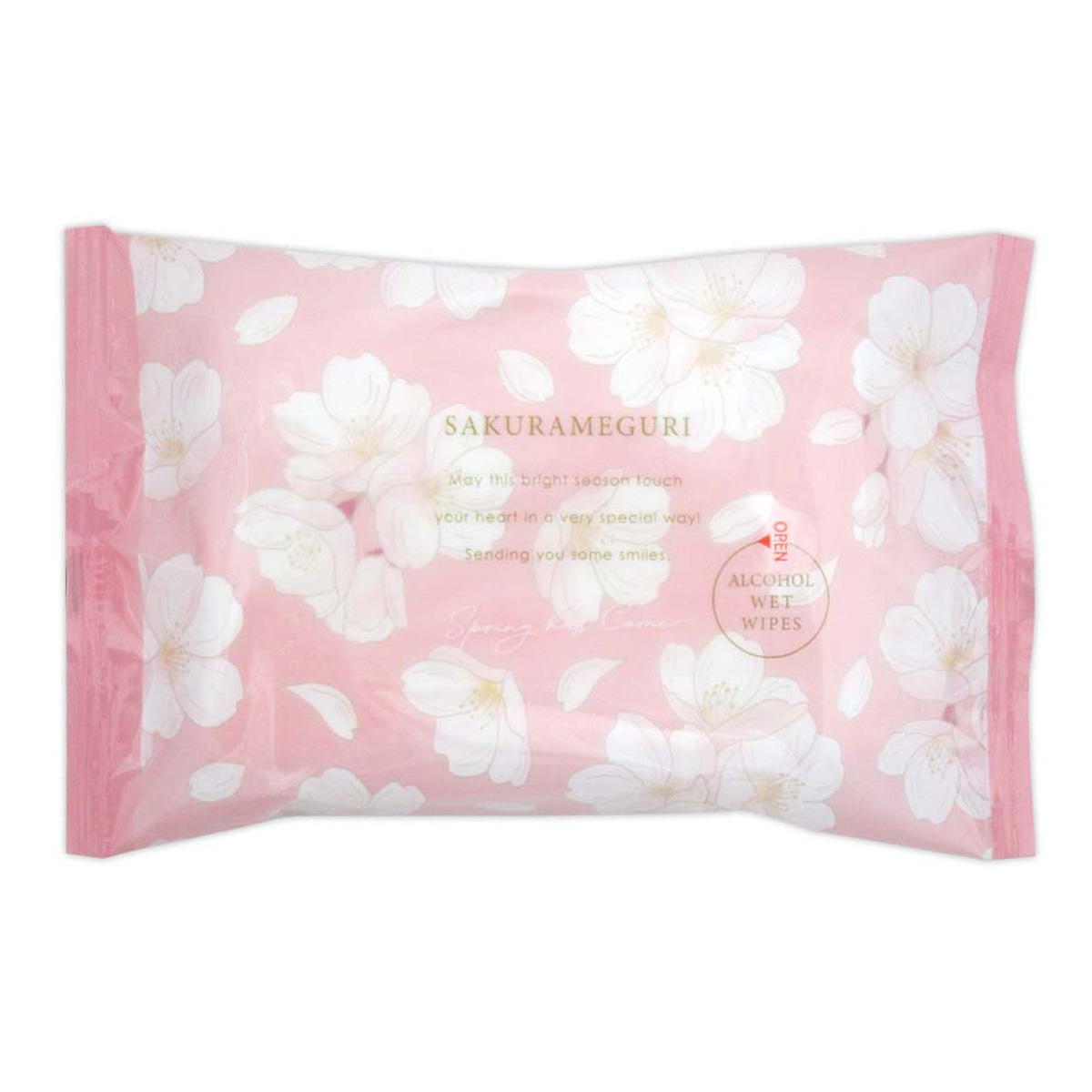除菌ミニウエットティシュ 桜巡り SD 20枚 2個入 307918