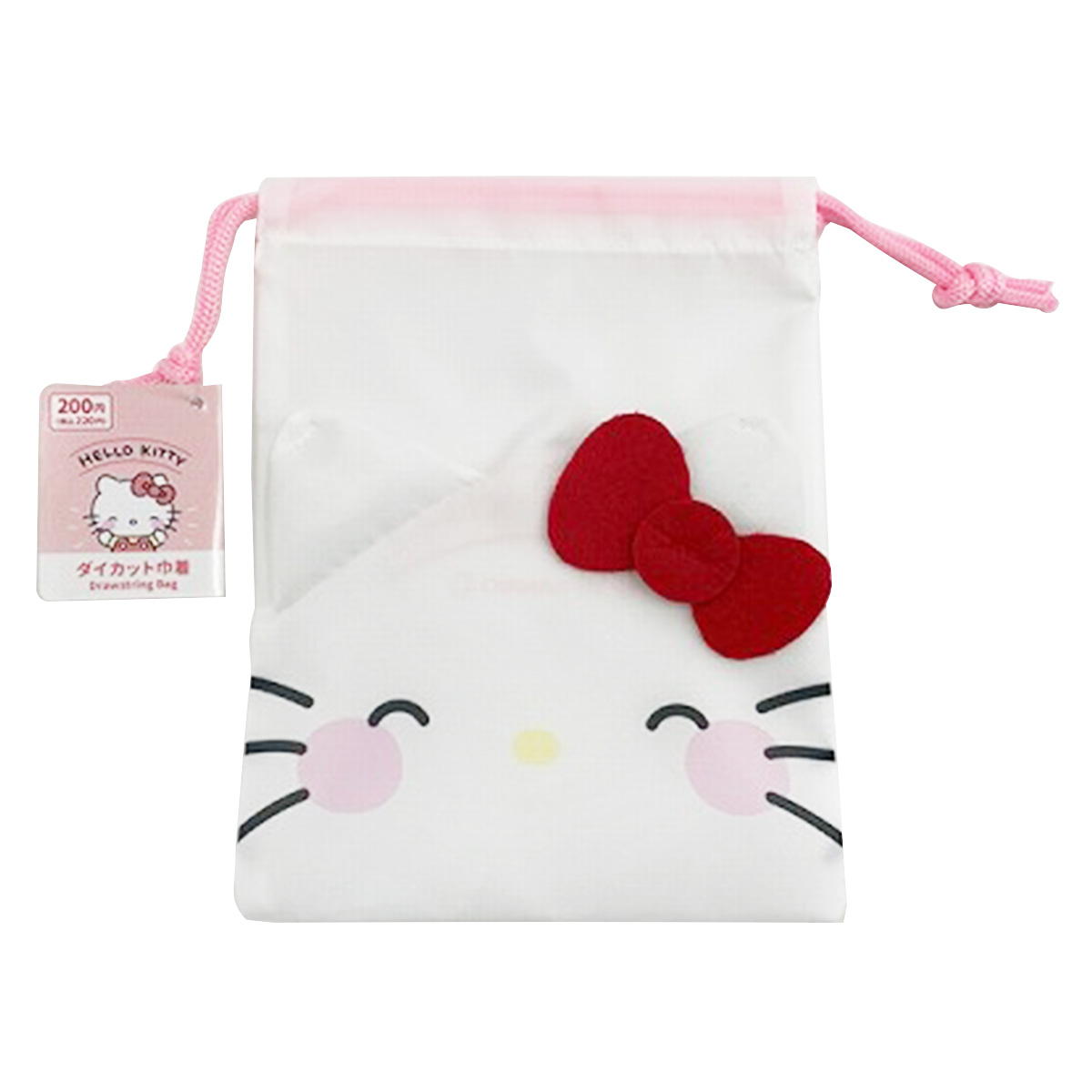 sanrio キティ　ダイカット巾着 308400