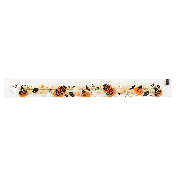 OPP完封丸竹箸マスカレードハロウィン20cm16膳 308440