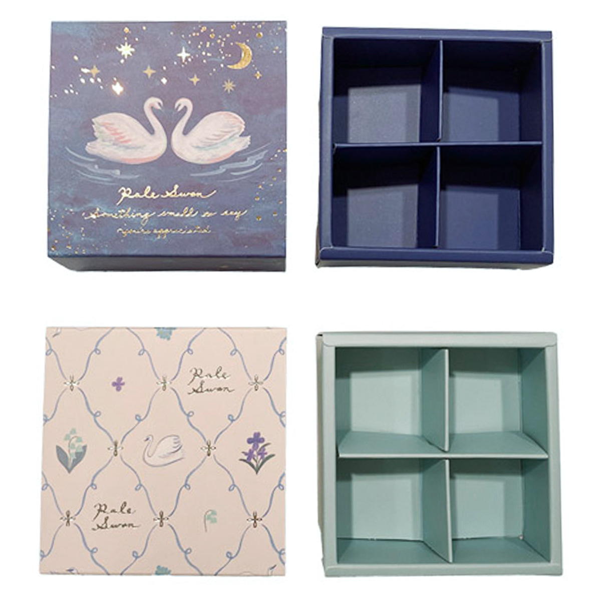 トリュフボックス 4個用 ペールスワン 308917