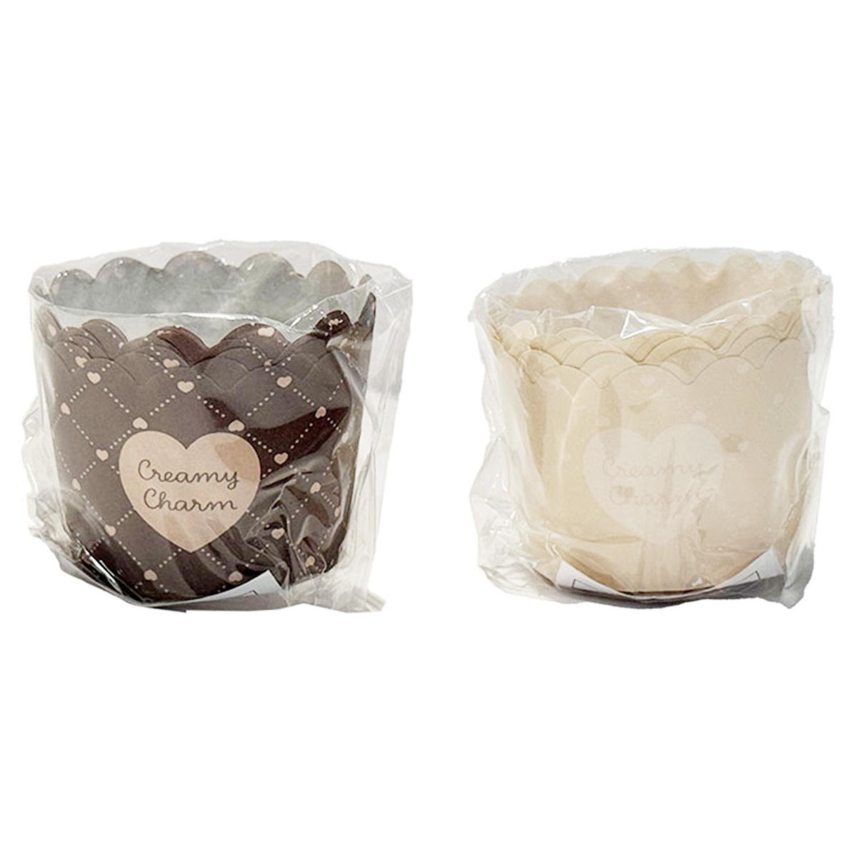 【在庫限り】マフィンカップ S 6P ラテハート 308924