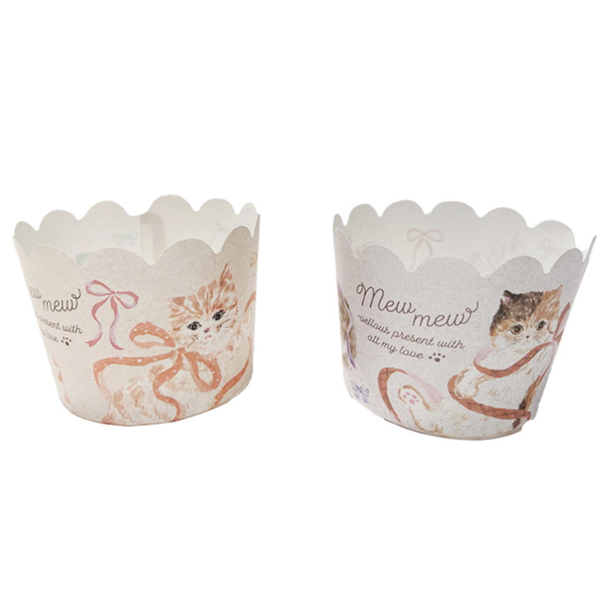 【在庫限り】マフィンカップ M 5P キャット 308946