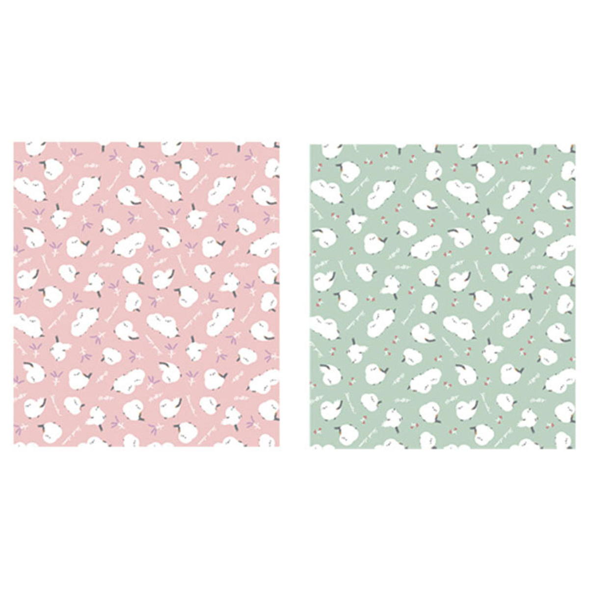 ワックスペーパー M 12P ふわふわシマエナガ 308950