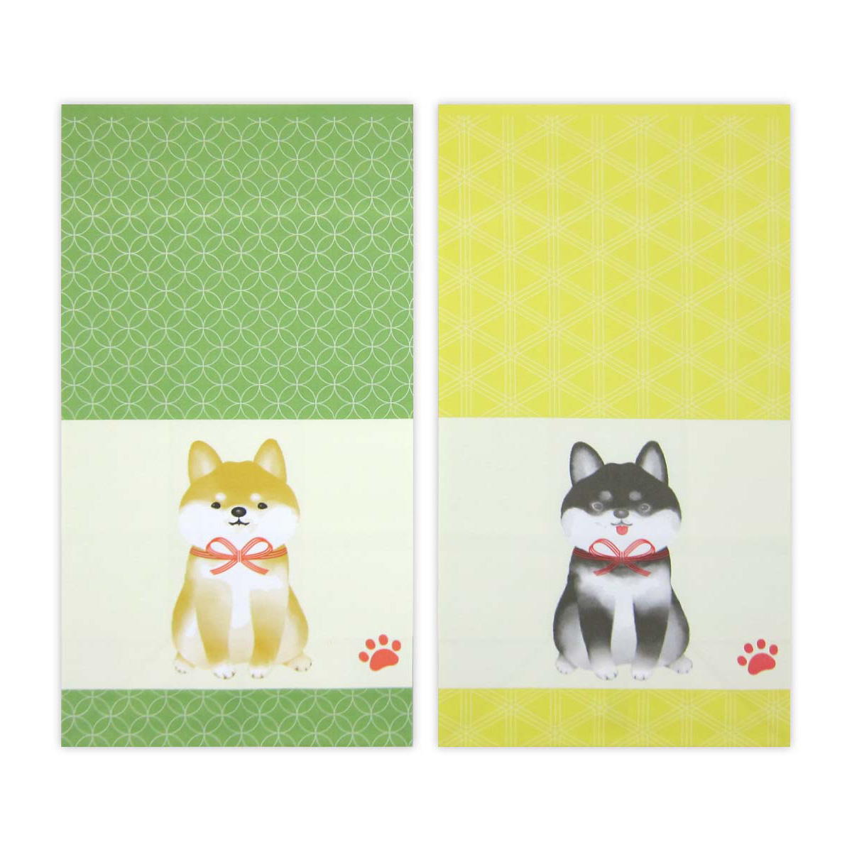 ペーパーバッグ M 柴犬柄 5枚 309031