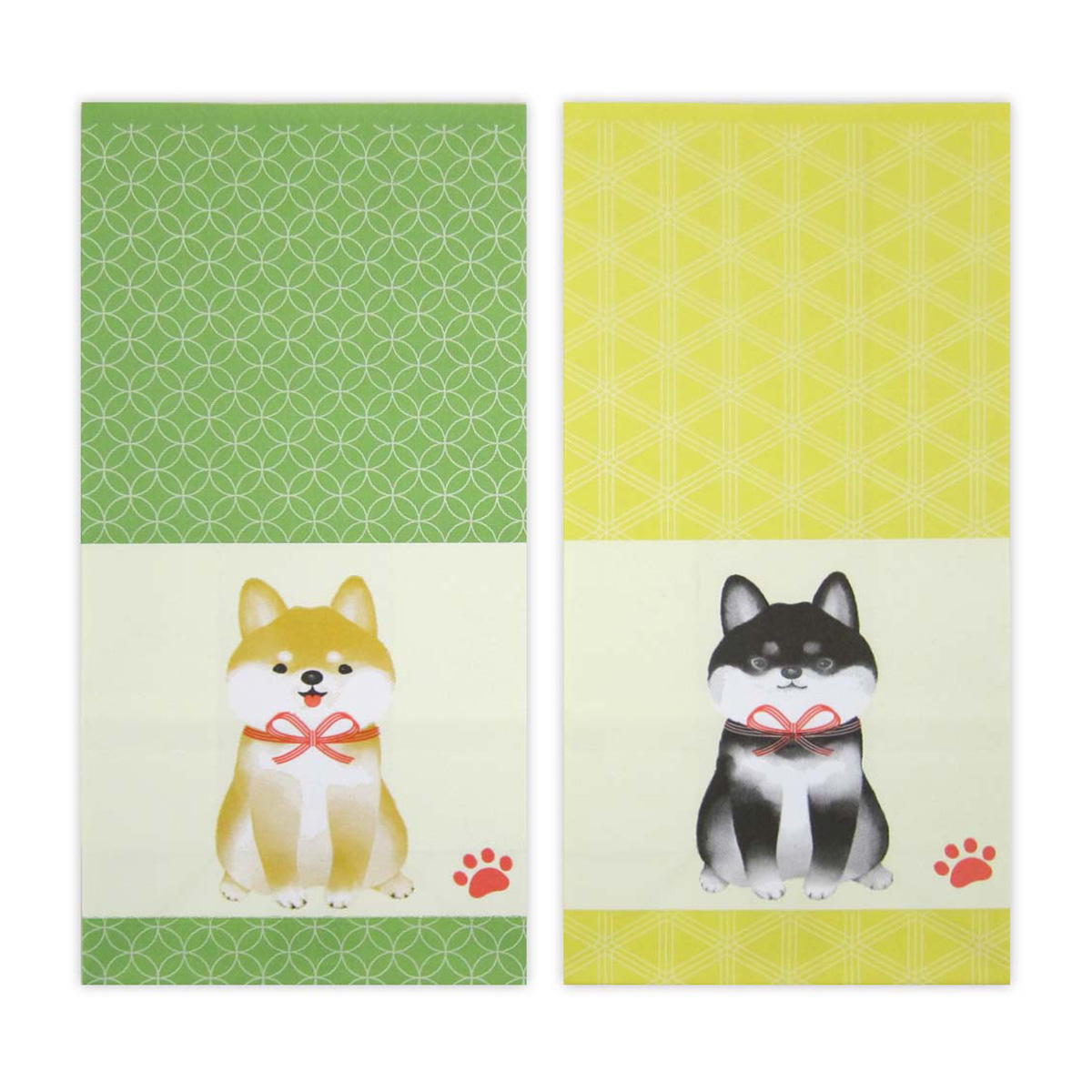 ペーパーバッグ S 柴犬柄 6枚 309032