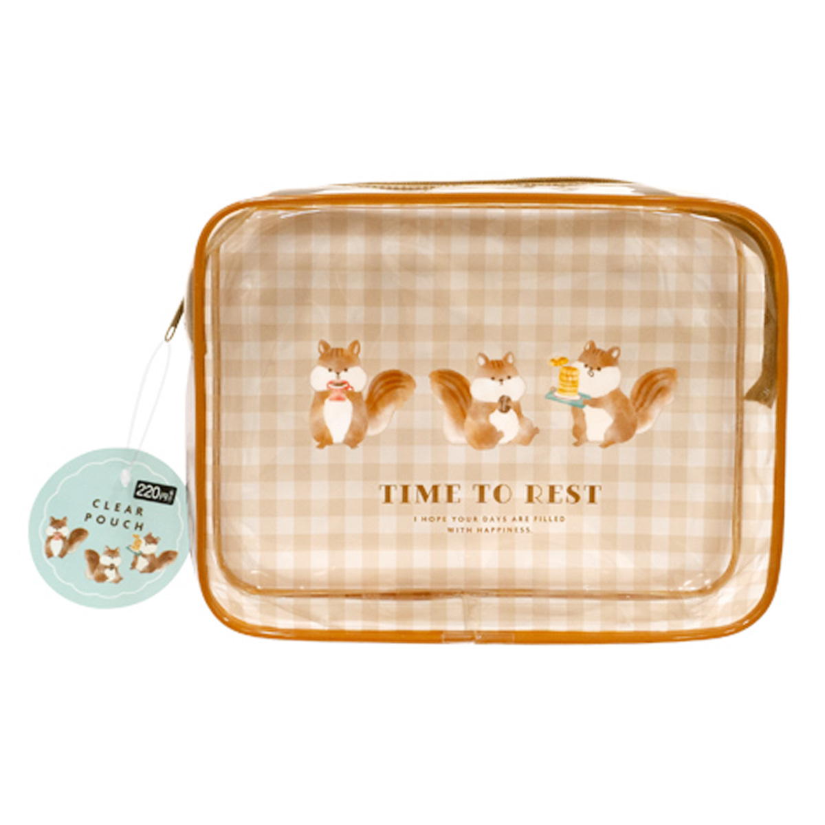 パイピングクリアポーチリスカフェ BR 309049