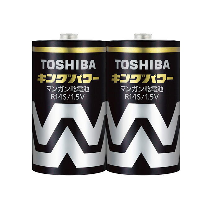 東芝 黒マンガン乾電池 単2 2本入 309271