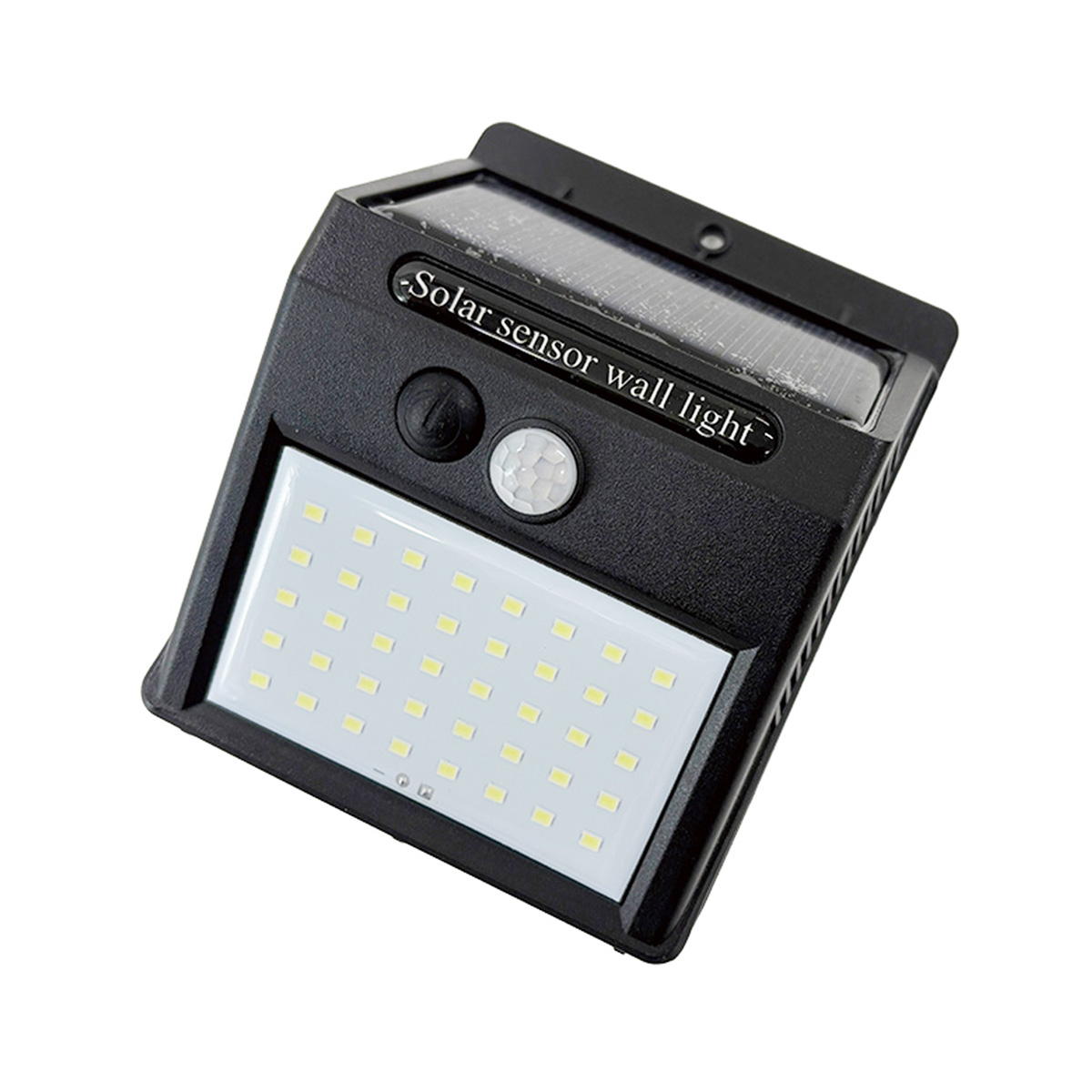 防犯ソーラーライト 40LED 309442