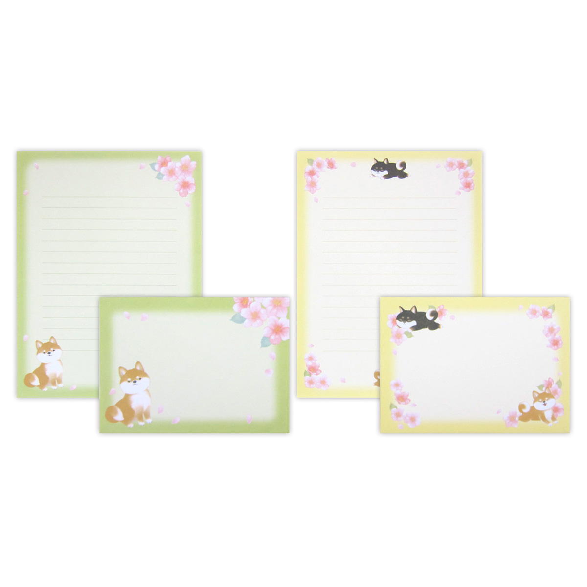 レターセット 桜と柴犬柄 309554