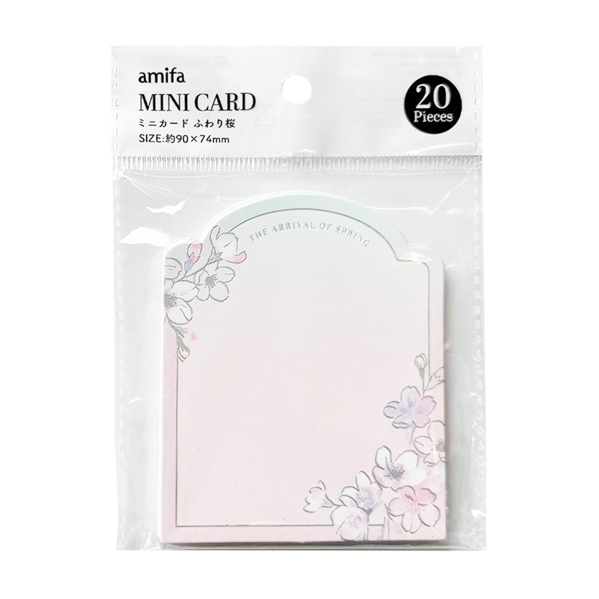 ミニカード 20P ふわり桜 309564