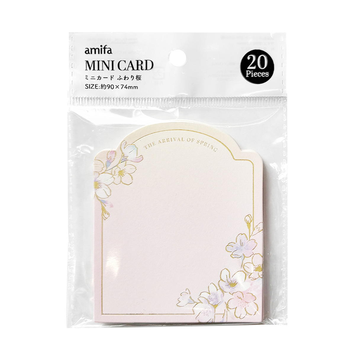 ミニカード 20P ふわり桜 309564