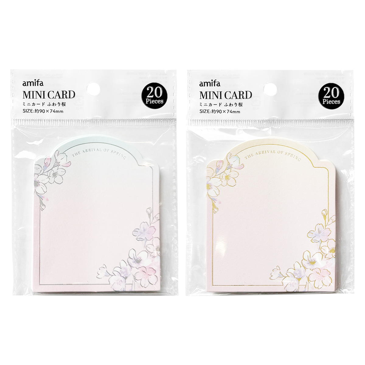 ミニカード 20P ふわり桜 309564