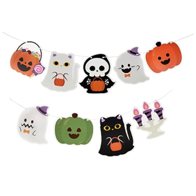ペーパーガーランドキットハロウィン150cm 309859