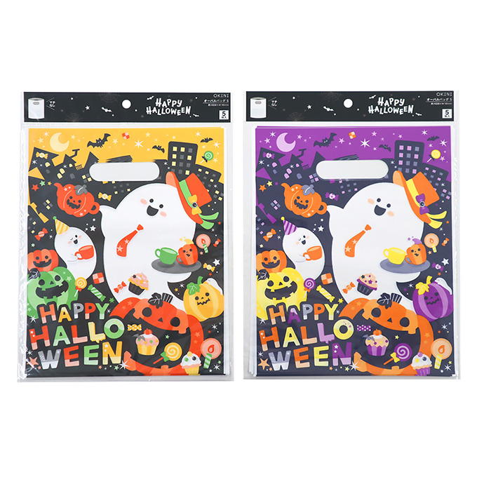オーバルバッグ S 5P ハロウィンシティー 309904