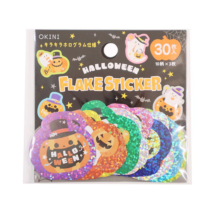 フレークシール ホログラム 30P ハロウィン 309916