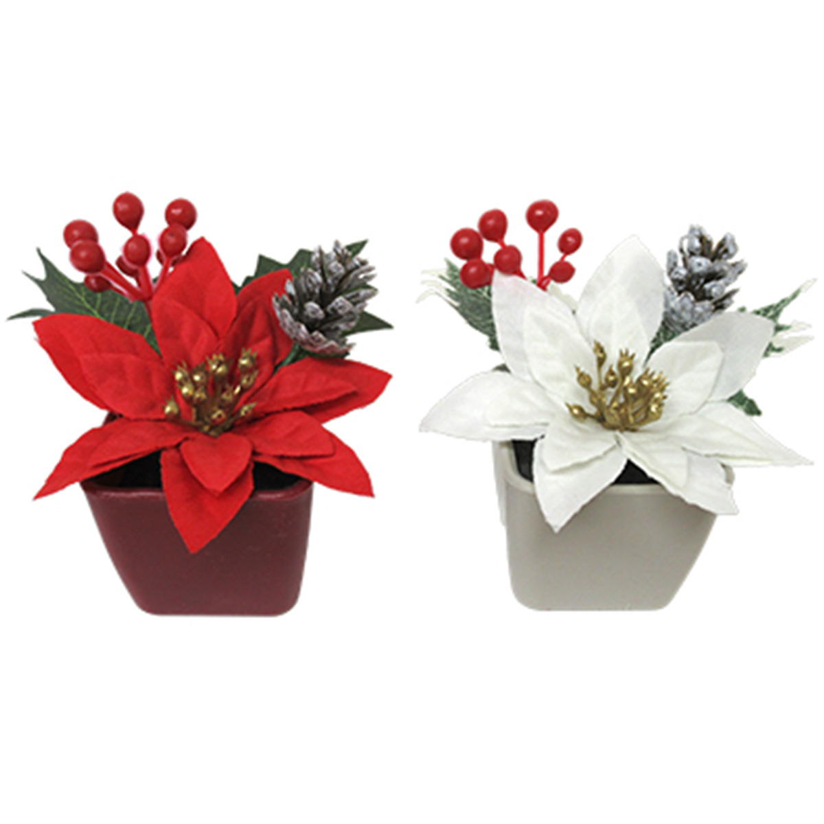 ポインセチアミックスポット  312064