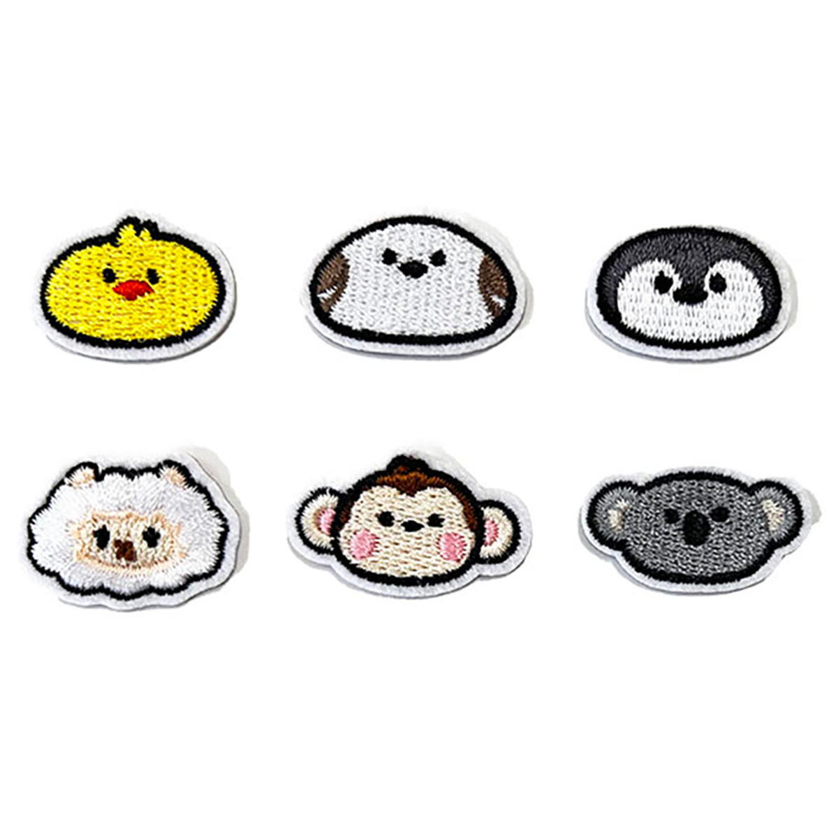 ORVIS ピンオンリール＆刺繍ワッペン ４点セット 在庫限り】刺しゅうワッペンどうぶつB 3P 312365