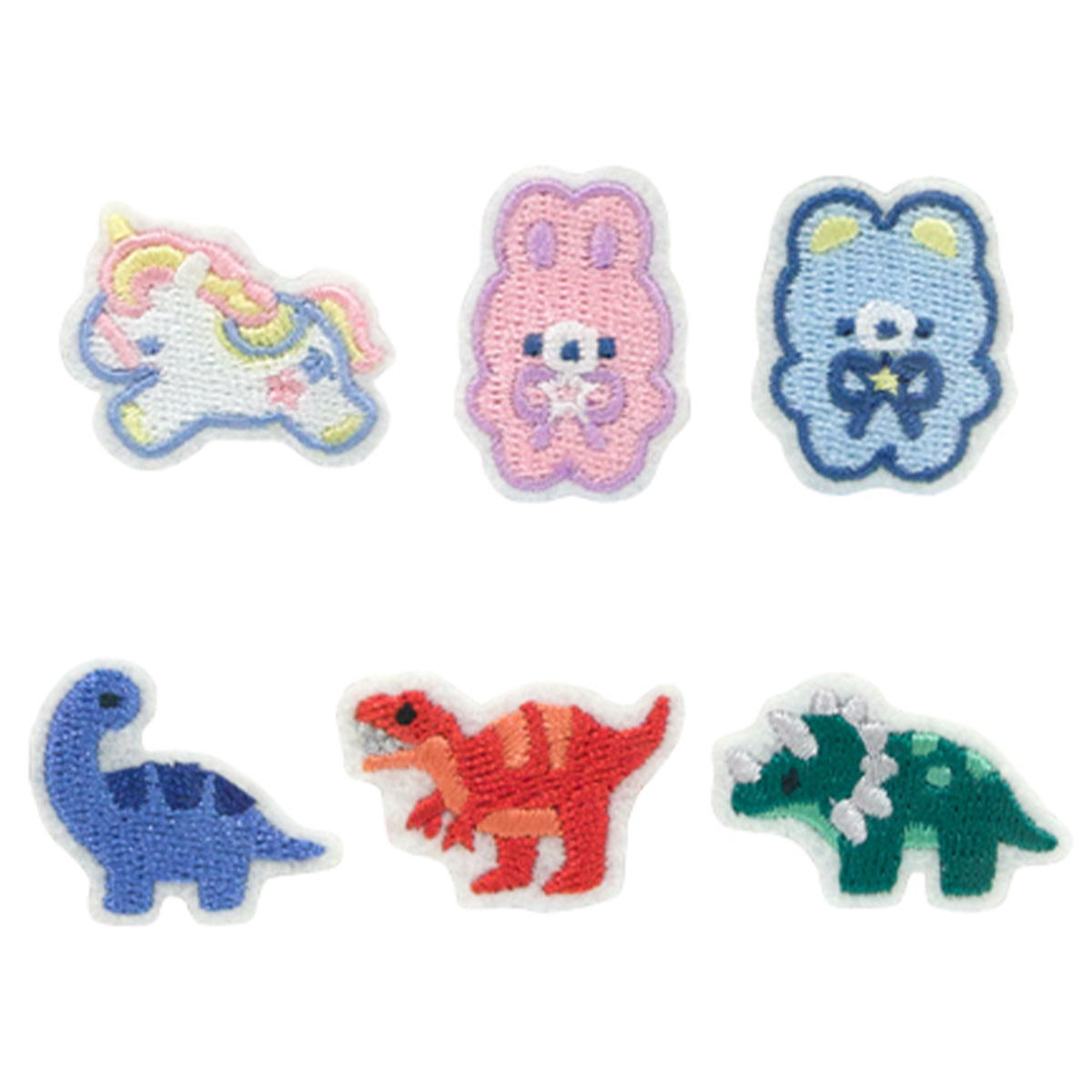 【在庫限り】リトルワッペン3Pキラキッズ 夢かわ&恐竜 312994