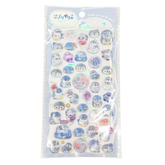 ぷっくりゼリーシール ぺんぎん 313053