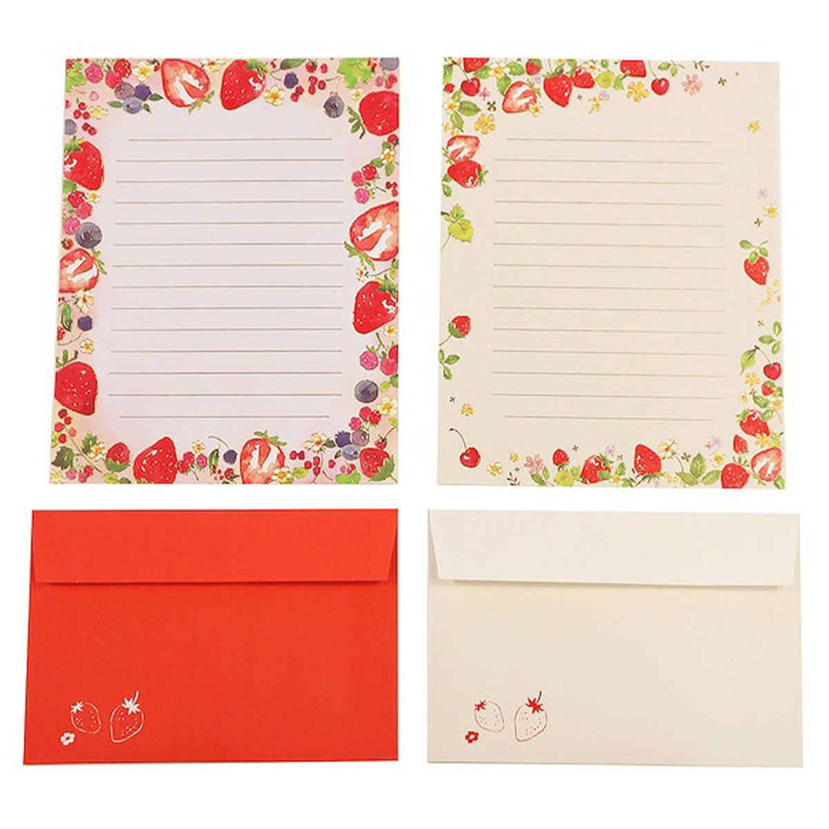 レターセット 箔押し 3セット ベリー 313568