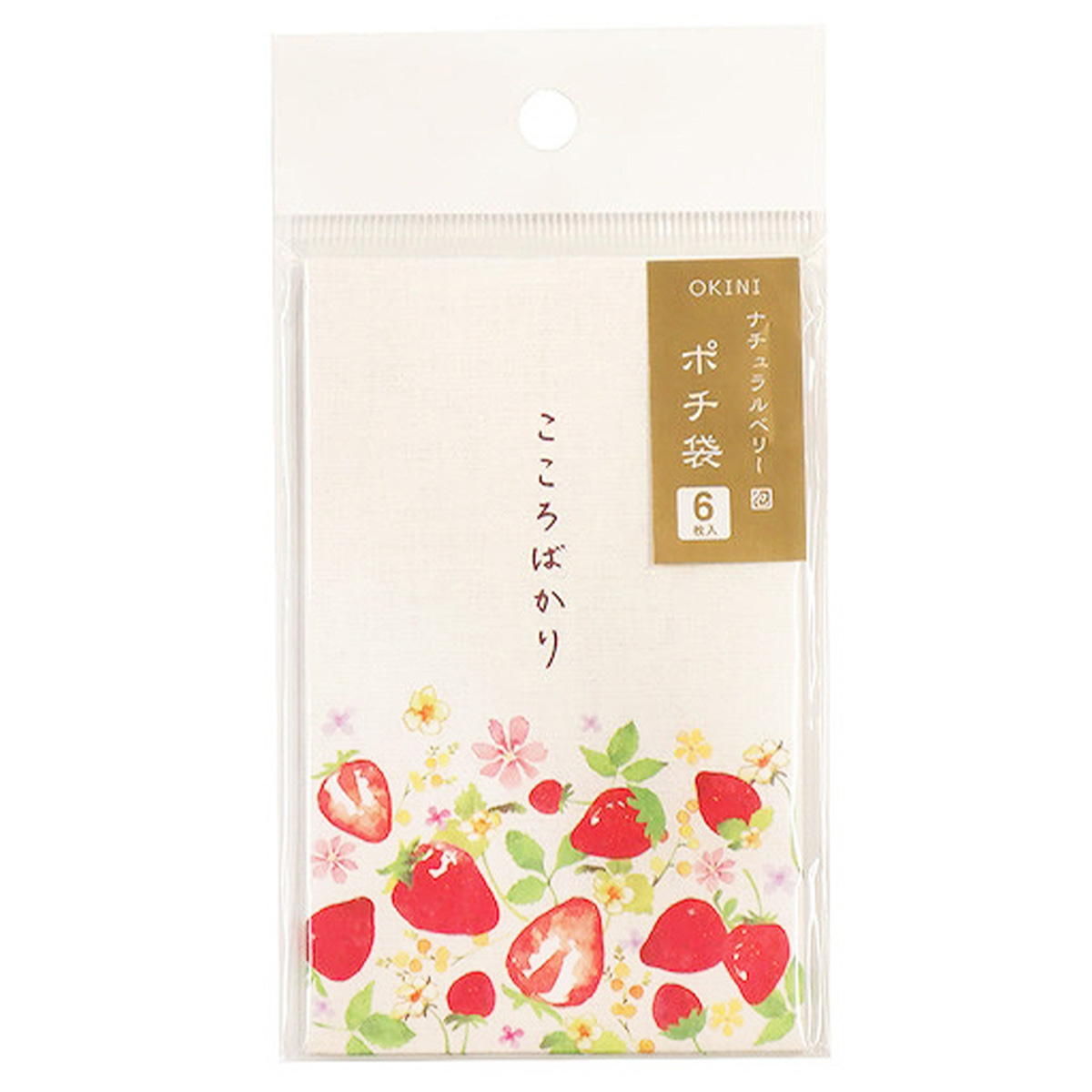 ポチ袋 5型 6P ナチュラルベリー 313572