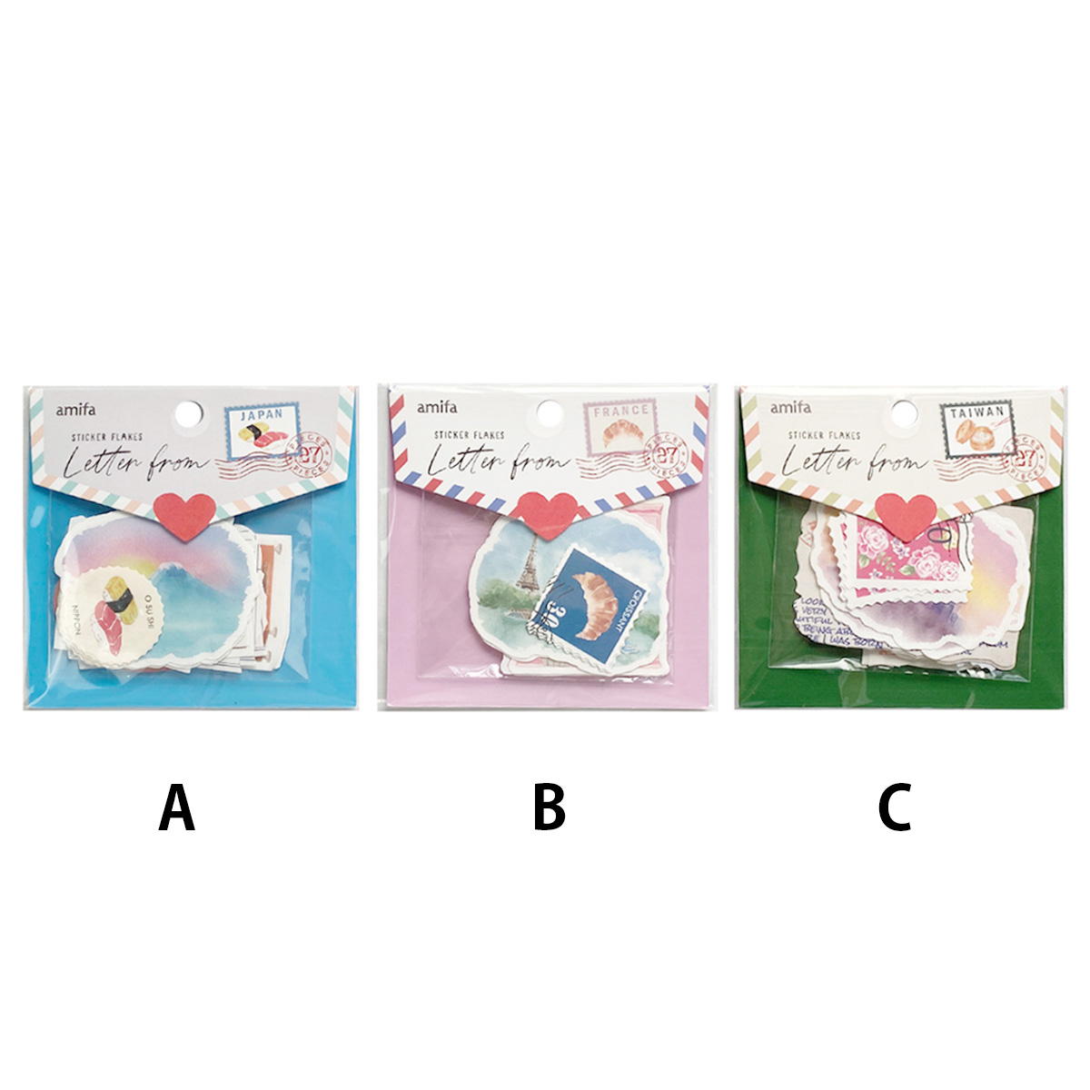 フレークシール 27P Letter from 313716