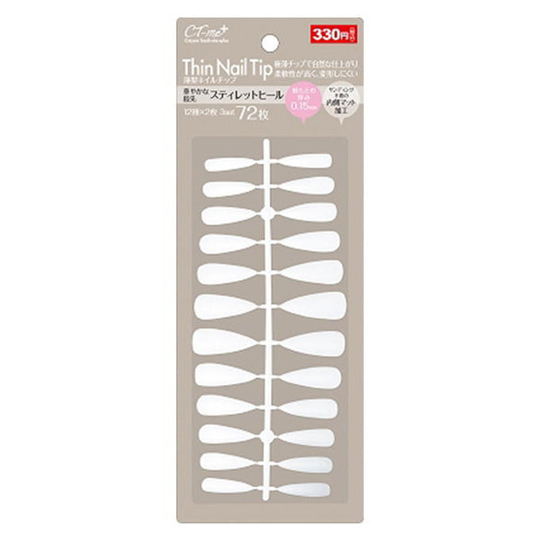 CTM+薄型ネイルチップスティレットヒール 314079