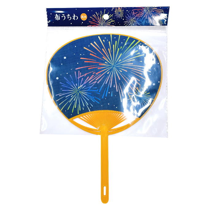 布うちわ 花火 314345