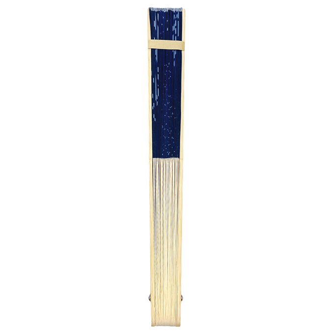 扇子23cm 藍染風 314348