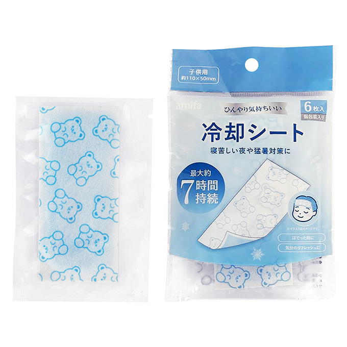 冷却シート 子供用 6枚 314403