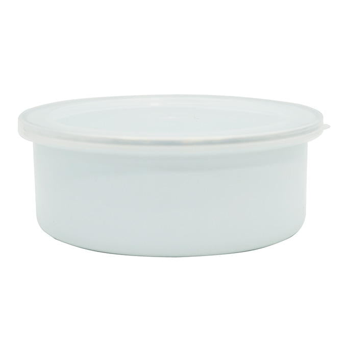 ホーローフタ付容器 14cm 314606
